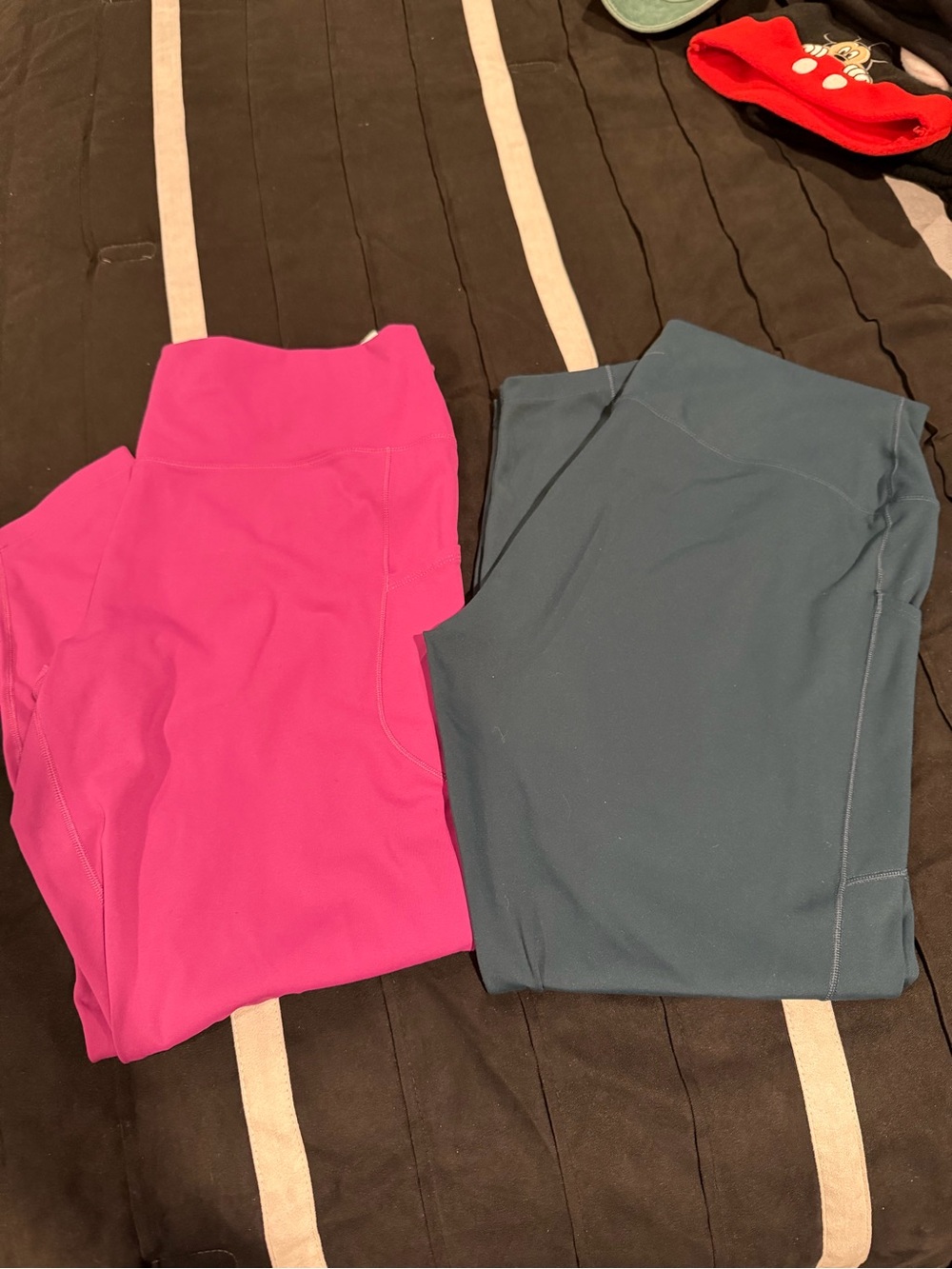 NIKE Women's High-Waist Active Leggings - Magenta & Teal